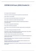 CSFSM S-56 Exam &lpar;2024&rpar; Graded A&plus;
