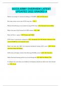 GCCS ARMY OVERVIEW LATEST UPDATED 2022 GRADED A