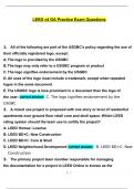 LEED v4 GA Practice Exam Questions and Answers 2024 | VERIFIED COMPLETLY | GRADED A+