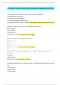 FF2 Final Exam Latest 2022 Already Passed &lpar;Scored 98&percnt;&rpar;