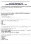 2024 NR 293 Pharmacology Exam Complete Questions & Answers (Solved) 100% Correct