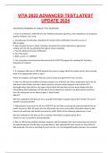 VITA 2022 ADVANCED TEST&comma;LATEST UPDATE 2024 
