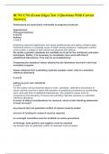 BCNS CNS &lpar;Exam Edge&rpar; Test 1 Questions With Correct Answers&period;