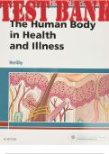 The Human Body in Health and Illness 6th Edition by Barbara Herlihy Test Bank