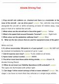 Airside Driving Test Actual Questions and Answers &vert; VERIFIED COMPLETLY 100&percnt;&vert; GRADED A&plus;