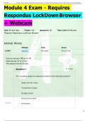 Module 4 Exam - Requires Respondus LockDown Browser + Webcam 