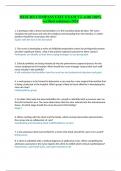 HESI RN COMPASS EXIT EXAM V2 -with 100&percnt; verified solutions-2024