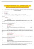 ATI MED SURG PROCTORED EXAM 2019 RETAKE WITH NGN  Questions and Answers &lpar;Verified Answers&rpar;GRADED A