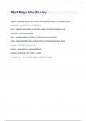WorkKeys Vocabulary&period;Questions and answers 2024