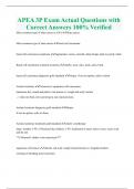 APEA Bundled Exams with complete solutions&semi;&lpar;Full solution pack &percnt; verified&rpar;