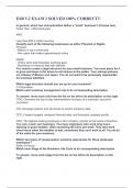 ESB V&period;2 EXAM 2 SOLVED 100&percnt; CORRECT&excl;&excl;