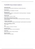 NASM BCS Exam Already Graded A&plus;