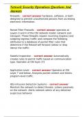 Network Security Operations Questions And Answers