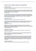 NASM - BCS Chapter 5 Quiz &lpar;Answered&rpar; 2023