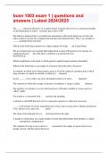busn 1003 exam 1 &vert; questions and answers &vert; Latest 2024&sol;2025