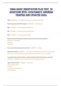 OSHA Basic Orientation Plus Test  50 Questions with 100&percnt;Correct Answers  Verified and Updated 2024