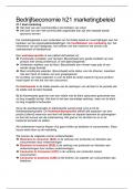 Bedrijfseconomie samenvatting h21 marketingbeleid havo