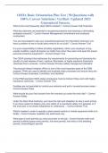 OSHA Basic Orientation Plus Test &vert; 50 Questions with 100&percnt; Correct Solutions &vert; Verified &vert; Updated 2023 Guaranteed Success&period;