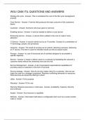 WGU C846 ITIL QUESTIONS AND ANSWERS