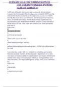 SUMMARY ATLS TEST 1 WITH QUESTIONS AND  CORRECT VERIFIED ANSWERS ALREADY GRADED A&plus;