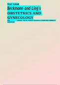 TEST BANK Beckmann and Ling's OBSTETRICS AND GYNECOLOGY 8th Edition By Dr. Robert Casanova VERIFIED CORRECT  ANSWERS