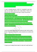 2022 NR 222 VATI MENTAL HEALTH VATI GREENLIGHT STUDY SET QUESTIONS AND ANSWERS CORRECT&sol;VERIFIED GUARANTEED SUCCESS&comma;BEST EXAM FOR NURSING