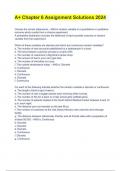 A&plus; Chapter 6 Assignment Solutions 2024