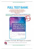 TEST BANK FOR Hamric and Hanson's Advanced Practice Nursing 6th Edition by Mary Fran Tracy&comma; Eileen T&period; O'Grady&comma; All Chapters 1-24&comma; A&plus; guide&period;