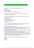 A&plus; VITA 100&percnt; Verified Solutions 2024