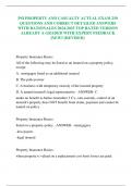 PSI PROPERTY AND CASUALTY ACTUAL EXAM 250 QUESTIONS AND CORRECT DETAILED ANSWERS WITH RATIONALES 2024-2025 TOP RATED VERSION ALREADY A GRADED WITH EXPERT FEEDBACK &vert;NEW&excl;&excl;&lbrace;REVISED&rcub;