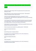 VITA Advanced Questions and Answers 2024