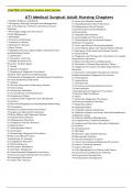 CHAPTERS&semi; ATI Medical Surgical Adult Nursing 