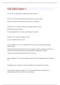 CIS 2200 Exam 1|320 Questions with 100% Correct Answers | Updated | Guaranteed A+|60 Pages