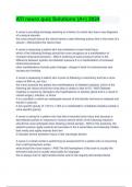 ATI neuro quiz Solutions &lpar;A&plus;&rpar; 2024