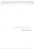 ATI MED-SURG PART B Questions and Answers 100&percnt; Guaranteed Pass