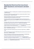 Residential Electrical Services EXAM BUNDLE &lpar;COMPLETE PACKAGE DEAL&rpar; 