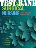 Medical-Surgical Nursing 6th Edition Clinical Reasoning in Patient Care by LeMone Pris Test Bank