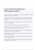 The Science of Psychology" Chapter 5 King Test Bank &lpar;A&plus; GRADED 100&percnt; VERIFIED&rpar;