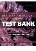 TEST BANK for An Introduction to Brain and Behavior 6th Edition by Bryan Kolb, Ian Whishaw and Campbell Teskey.