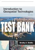 Test Bank For Introduction to Geospatial Technology - Sixth Edition ©2023 All Chapters - 9781319436599