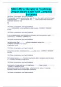 NBCE-Minor Surgery & Proctology Oregon Board Exam with Complete Solutions