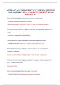 ATI TEAS 7 ANATOMY PRACTICE TEST 2024 QUESTION AND ANSWERS &vert;100&percnt; ACCURATE&vert; PRIORITY EXAM GRADED A &plus;