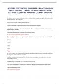 DEVOTED CERTIFICATION EXAM 2023-2024 ACTUAL EXAM QUESTIONS AND CORRECT DETAILED ANSWERS WITH  RATIONALES &lpar;VERIFIED ANSWERS&rpar; &vert;ALREADY GRADED A