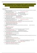 MCNP Fundamentals of Nursing Test 1 Practice Questions Questions and Correct Answers Updated Version 2023 2024 Guaranteed Success