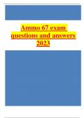 Ammo 67 exam questions and answers 2023