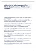 AllStar Driver's Ed Segment 1 Test Study Guide Questions With Correct Answers&period;