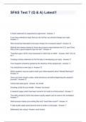 SFAS Test 7 &lpar;Q & A&rpar; Latest&excl;&excl;&period;