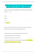 CNA State Exam Practice Test (Illinois) Questions and Answers Graded A+