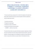 HESI MILESTONE 3 WITH 100&percnt;  CORRECT ANSWER &lpar;VERIFIED  ANSWERS&rpar; &vert; LATEST UPDATE &vert;  ALREADY GRADED A&plus;