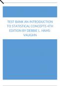 Test Bank An Introduction to Statistical Concepts 4th Edition by Debbie L. Hahs-Vaughn.docx